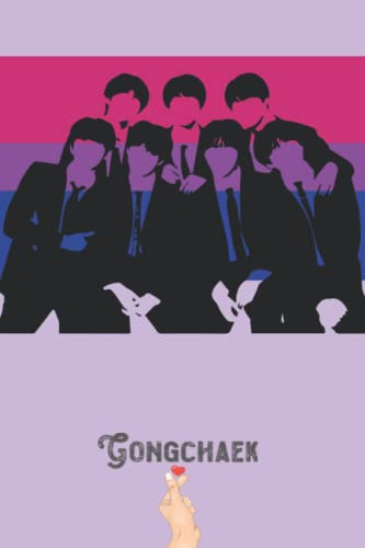 Kpop Notebook Journal: Kpop LGBTQ+ Bisexual Theme Notebook Journal for Writing, College Ruled Size 6x9, 124 pages, Glossy Cover, Great Gift for Loved Ones