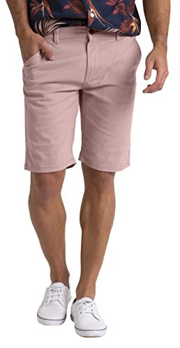 westAce Short chino pour homme, coupe ajustée, en coton extensible, classique, souple, décontracté, pour le golf, l'été, la plage, toutes les tailles, rose bébé, 44
