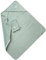 VERTBAUDET Kapuzenbadetuch + Waschlappen, Öko-Tex®, Seladongrün, 100 x 100