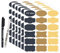 JaoNanl 108pcs Coloured Label Stickers for Jars, Waterproof Removable Self-Adhesive Multicolour Chalkboard Labels with 2 Markers, Kitchen Pantry Labels for Storage Boxes, Food Containers, Spice Jars