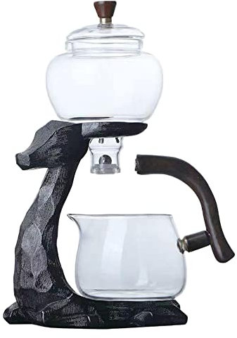 Tuccbay Servizio di Tè di Vetro Deviazione Magnetica per la Infusori Bulk Bollitori Cottura Teiera Bicchieri Set di Teiera Magnetica