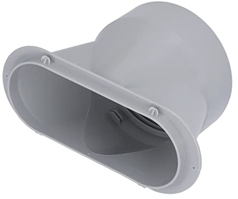 Adaptador de Tubo de Escape de Aire Acondicionado Móvil, Acoplador de Manguera de Escape de Aire Acondicionado Seguro Universal Roscas CW CCW Fuertes de 5 Pulgadas para Invierno
