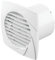 Low Profile Axial Bathroom Extractor Fan | Wall or Ceiling Mount | Energy Efficient High Speed | IPX2 Rated for Bathrooms, Toilets, Washrooms & Showers (150mm Timer, White)
