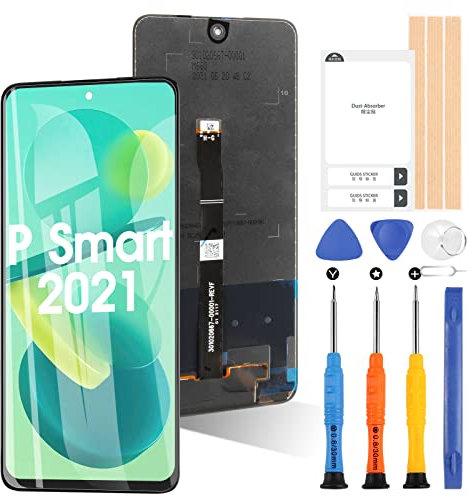 ARSSLY Schermo per Huawei P Smart 2021/Honor 10x lite/Y7a LCD Display Touch Digitizer Assembly Vetro di Ricambio Screen con Strumenti(Non per P Smart e P Smart 2019)