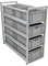 Heckauszug 120cm, mehrere Etagen, 220kg Belastung, Heckgarage - ideal für Kastenwagen und Camper (Ebenen: 4)