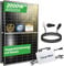 CamperGold® Balkonkraftwerk Komplettset 2000W Bifazial | Hoymiles Wechselrichter 1600W | Photovoltaik Solaranlage mit 5m Wielandstecker
