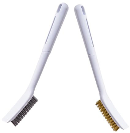 COLLBATH 2St küchenreinigungsbürste Kupferdrahtbürste Grillbürste spaltbürste Pinsel küche Herdplattenbürste Ofenreinigungsbürste sauber Arbeitsplattenbürste Fugenbürste Bürste einfetten