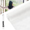 BUZIFU Fliegengitter Fenster 150x 500 cm Insektenschutz Meterware Fiberglas-Fliegengitter Gewebe Fliegenvorhang Moskitonetz mit Fensterputzbürste, Schutz gegen Mücken für Fenster und Türen (Weiß)