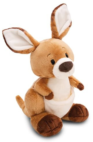 NICI Kuscheltier Känguru Kelly 35cm braun - Stofftier aus weichem Plüsch, niedliches Plüschtier zum Kuscheln und Spielen, für Kinder & Erwachsene, tolle Geschenkidee - 61719