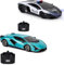 CMJ RC CARS Doppelpack: Offiziell Lizenziertes Lamborghini Sian + Lambo Polizei RC Auto Set – Perfekt für Rennsportfans