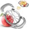 Stainless Steel Apple Corer Slicer, 12-Blade Extra Large, for Up to 4 Inch Apples