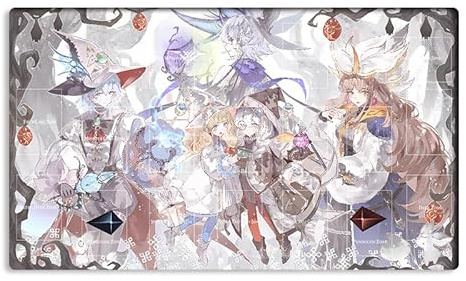 Neue Mlikemat Spielmatte Risette Asteria of The White Woods TCG CCG OCG Sammelkartenspielmatte mit Zonen + Tasche (YG001-225-A)