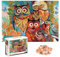 Puzzle 1000 Pieces,Puzzle Erwachsene, Helle und farbenfrohe Puzzles, Indoor-Puzzle-Kreativspiel zur Entspannung von Erwachsenen und Erziehung von Kindern oder als Geschenk (Eulen)