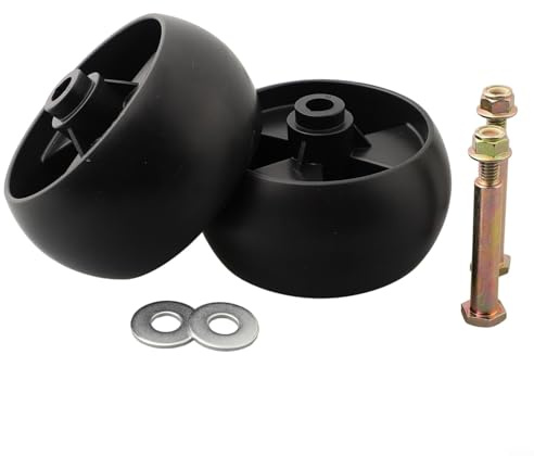 734-04155 Roue de pont de rechange pour tondeuse Cadet 13AK11CK712, tracteur de tondeuse Troy-Bilt 13WQ93KP011, pour ponts de 106,7 cm, 127 cm, 137,2 cm