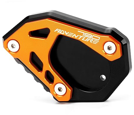 Estensione del supporto a piedi per motocicletta adatta per 790 Adventure | 790 Adventure R 2019 2020 2021 2022 2023 Piastra di ingrandimento laterale del piede Supporto a piedi Pad di ingrandimento