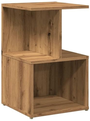vidaXL Nachttisch Artisan-Eiche 35x35x55 cm Holzwerkstoff, Nachtschrank, Betttisch, Beistelltisch, Bettschrank, Beistelltisch für Schlafzimmer