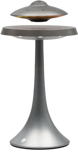 Magnetic Levitating Bluetooth Speaker with 5W Stereo Sound - Unique UFO Lamp, LED Floating Design, Portable Home Office Decor, Bluetooth Connectivity, Stylish Lighting Solution