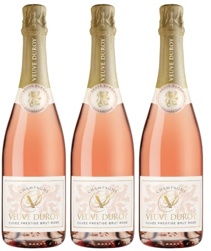 Veuve Duroy Cuvée Prestige Brut Rosé Sekt Frankreich inkl. FeinWert E-Book (3 x 0.75 l)