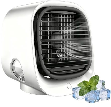 Airabreeze Luftkühler Original, Tragbarer Ventilator, Schwenkbar, Neue & verbesserte Version 2026, Ideal Für Zu Hause Und Auf Reisen