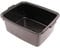 Addis Plastic Butler Large Rectangular Bowl, Soft Black, 12.5 Litre ,505607