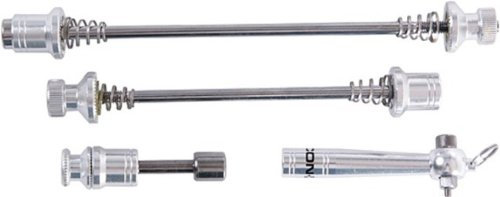 Unbekannt universell Select + Schnellspannset mit Diebstahlschutz, silber, 100 x 135 x 45 mm