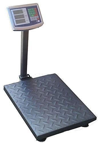 BILANCIA ELETTRONICA CON DISPLAY DIGITALE PROFESSIONALE RICARICABILE MAX 300 KG