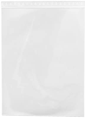 HeiGroup - HeiZip 100 x Druckverschlussbeutel 160 x 220 mm DIN A5 - ca. 1,2l, 90 my (extra stark), lebensmittelecht, transparent