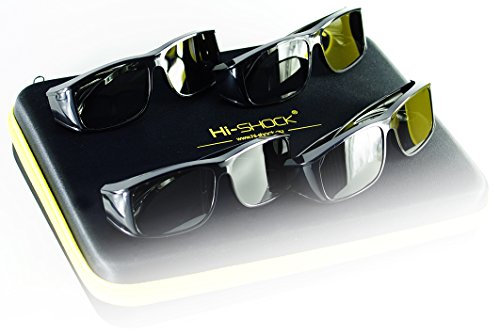 Hi-Shock 4X Passive 3D-Brille für passiv 3D TV & RealD Cinema. Kompatibel mit Sony, Hisense, Grundig, Pansonic, Philips Easy 3D, Toshiba 3D Natural, Vizio, TY-EP3D20E / Sony TDG500P / LG AG-F315