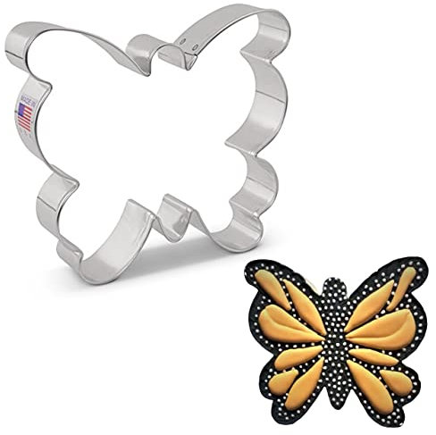 Ann Clark Cookie Cutters Cortador de galletas mariposa/polilla grande - 10,8 cm