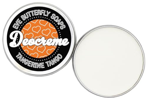 Deocreme Tangerine Tango - Regular Size 50 g | aluminiumfrei, Duft nach Mandarinen, vegan