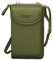 RRANCharltu Crossbody Tasche Handytasche Brieftasche Damen Umhängetasche Geldbörse mit Credit Card Slots für Frauen (Grün)