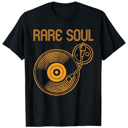 Classic Rare Soul Music Vintage Style DJ Turntable Gift T-Shirt