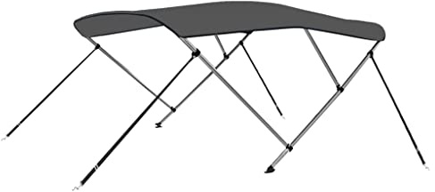 vidaXL Toldo Bimini de 3 Arcos Gris Antracita 183x160x137 cm