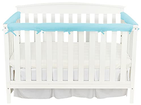 Surakey Bettkantenschutz Für Kinderbetten - Kantenschutz Baby Babybett Umrandungen Nestchen Kopfschutz Gitterbett Umrandung 132x17 cm - Schutz Für Bettrahmen Kantenschutz Kinder Babybett