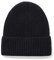 Lemoyoung Strickmütze Beanie Mütze 100% Schafwolle Beanie für Damen und Herren Reine Wolle Rippstrick Warme Wintermütze, Schwarz, Einheitsgr��e