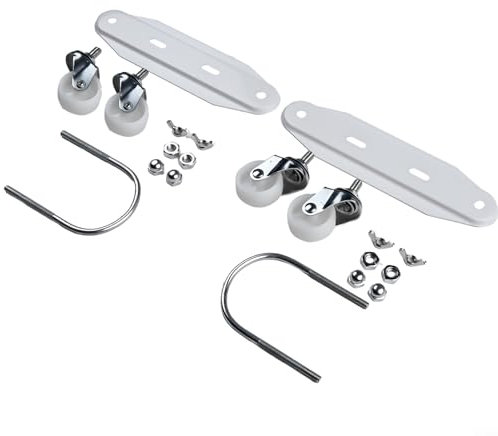 2x Standfüße für Ölradiator, Elektrische Heizung Unterstützung, universell Standfüße Ölradiator, Ersatzrollen Elektro Radiatoren HeizköRper StandfüßEn StandgeräT ElektroheizköRper Rollen- Weiß