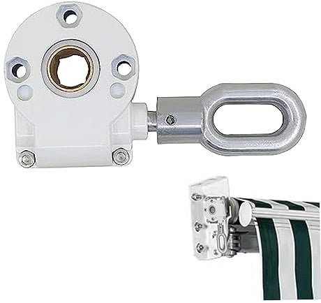 Outdoor -Markisen -Wurmgetriebe Universal Manual Manual 360 Grad rotierender Handbuch Wurmgetriebe Hochleistungs Ersatz Sonnenschutz Kurbelgetriebe Getriebe Mechanik Hardware