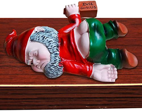 Decorhome Betrunkene Zwerge | Kreative GNOME-Dekorationen für den Garten,Weihnachtszwerg bastelt Gartendekoration, lustige Harzstatuen, kreative Gartenbetrunkene Statuendekoration