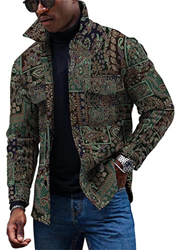 KONG JIMFAN Jacke Herren Hoodie Jacken Hemden De Übergangsjacke Herren Fleecejacken Langarmshirt Herren Herren Übergangsjacke Soft Shell Jacke Kariertes Hemd Herren Flanell Jacke Herren(White,3XL)