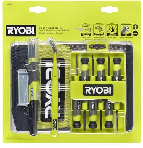 RYOBI Ensemble d'outils à main Hobby