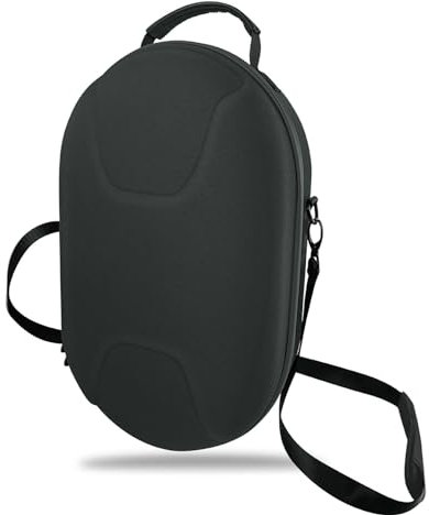 Tragetasche für Meta Quest 3, EVA-Hartschalenkoffer kompatibel mit Meta Quest 3/Oculus Quest 2 Zubehör VR Headset, Schutzhülle Aufbewahrungstasche, Schwarz , Taschen-Organizer
