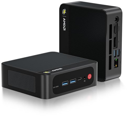 Beelink Mini PC, AMD Ryzen 7 5700U(8C/16T, Up to 4.3GHz), 32GB DDR4 RAM 1TB PCIe3.0 x4 SSD, SER5 Pro Mini Desktop Computer Support 4K Triple Display/DP/HDMI/USB 3.2/WiFi 6/BT5.2, Gaming/Office/Home