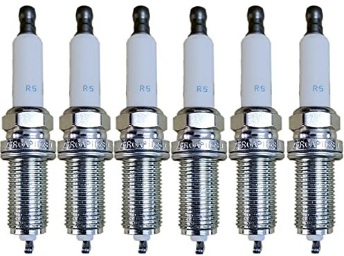 ALPGEN 6 stücke 12120037663 Platin Zündkerze/Fit für BMW 1 3 5 7 X1 X5 Z4 E87 E88 E82 E90 E93 E92 F10 F10 E84 E83 E89 LZFR6AP19GS Motor-Zündkerze