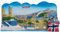 3D Oslo Norwegen Kühlschrankmagnet Reise Souvenir Küche Kühlschrank Magnet Dekoration handbemalt Handwerk