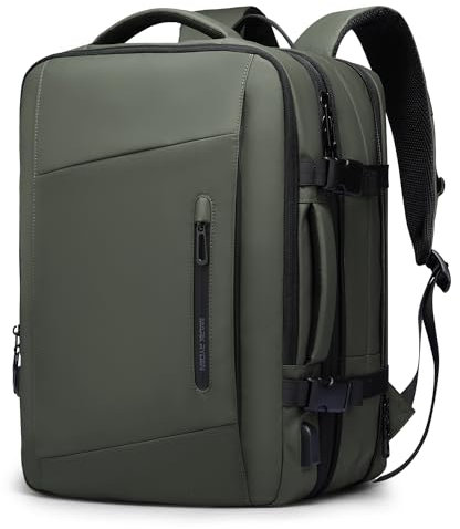 MARK RYDEN Laptop Rucksack Erweiterbar 25-40L, 17.3 Zoll Reiserucksack mit USB Ladeanschluss Wasserdicht Business Rucksack Herren für Geschenke zum Valentinstag