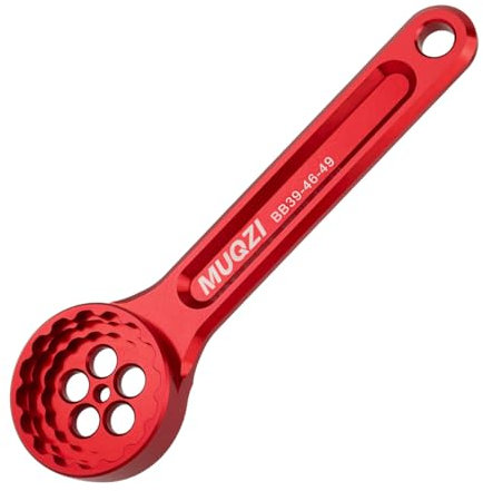 5-in-1-Fahrrad-Tretlager-Werkzeug für 12/16-Kerbe 39/41/44/46/49 mm externe Cups, Verriegelungsring und Kurbelarmkappe, Installationsschlüssel für Shimano, SRAM, FSA, Rotor, Chris King, Truvativ GXP,