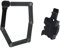 ABUS Faltschloss Bordo Lite Mini 6055/60 & Fahrradschloss Halterung SH 6055K Bordo Lite - Schlosshalterung zum Transport des Faltschlosses, Schwarz