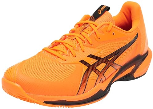 ASICS Herren Solution Speed FF 3 Clay Sneaker, Shocking ORANGE/Black, 46.5 EU