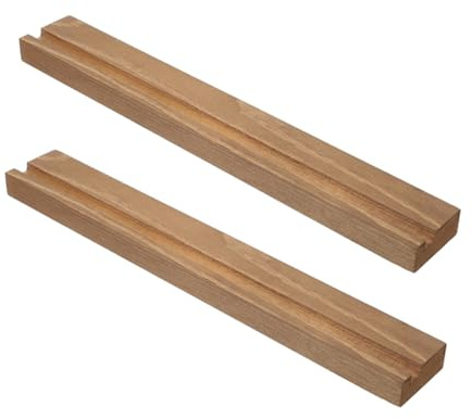 Abaodam Holz Schallplattenhalter 1 Satz für Vinyl und Cds, Wandregal