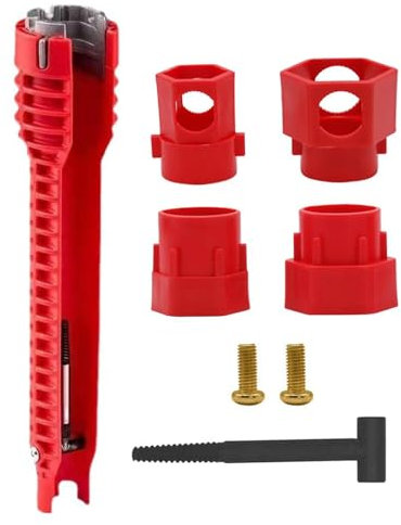 Llaves Para Grifos De Fregadero - Llave Para Grifos Y Fregaderos 14 En 1 | Extractor De Tuberías De Agua | Llave Para Fregadero Multifuncional, Llave Para Fregadero | Herramienta Para Grifo Con Llave
